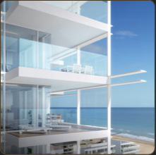 Palm Beach House oceanfront condominium rendering.