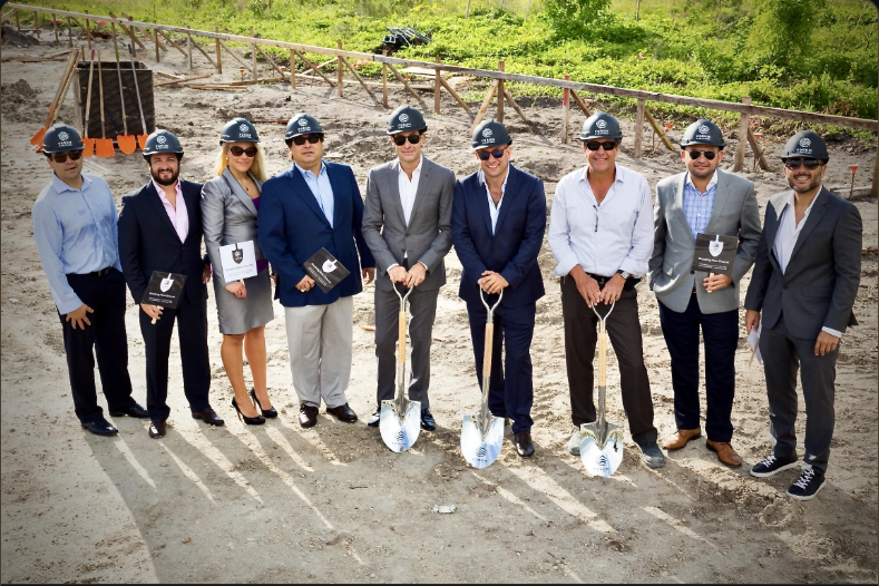 Privé Group team at a project site.